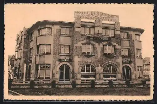 AK La Panne, Hotel des Princes, Boulevard de Nieuport 44