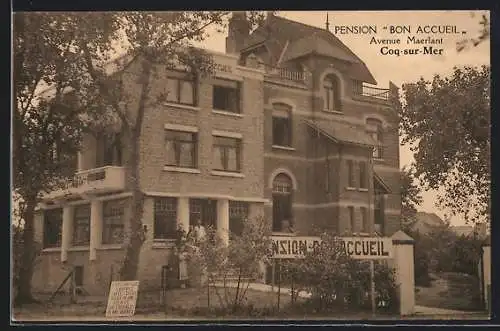 AK Cog-sur-Mer, Pension Bon Accueil, Avenue Maerlant