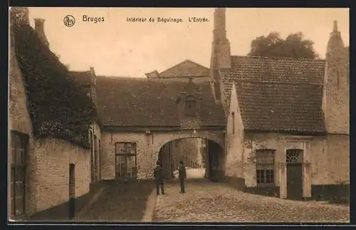 AK Bruges, Intérieur du Béguinage, L`Entrée