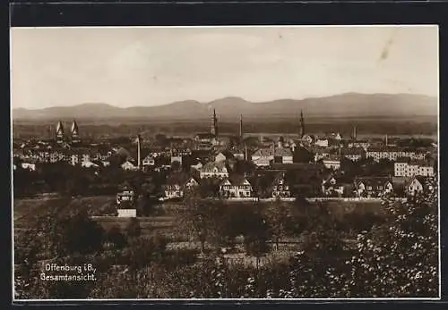 AK Offenburg i. B., Blick über die Dächer