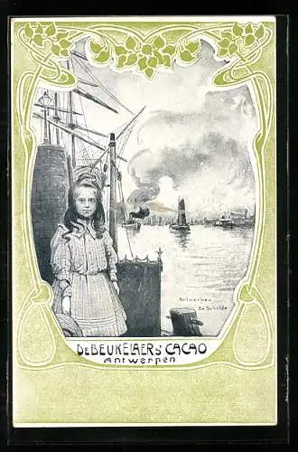 AK Antwerpen, De Schelde, De Beukelaer`s Cacao