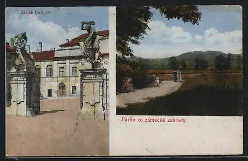 AK Dux / Duchcov, Schloss / Zámek