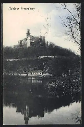 AK Zamek Hluboka, Blick auf das Schloss