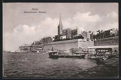 AK Malta, Marsamuscetto Harbour, Hafenansicht