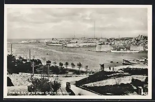 AK Malta, General View of the Grand Harbour