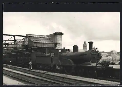 AK Dampflokomotive No. 296, englische Eisenbahn