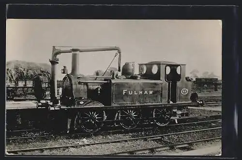 AK Dampflokomotive No. 44 Fulham, englische Eisenbahn