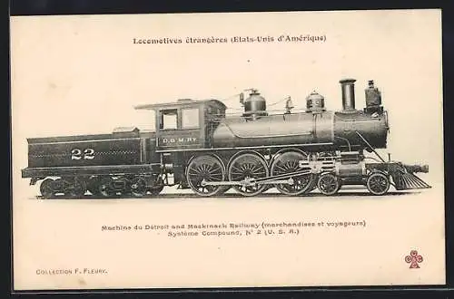 AK Eisenbahn der Detroit and Mackinsack Railway