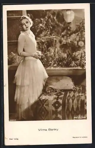 AK Schauspielerin Vilma Banky in einer Filmszene