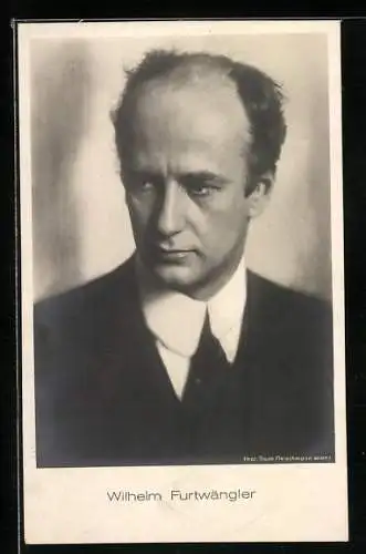 AK Wilhelm Furtwängler, Fotografin Trude Fleischmann aus Wien