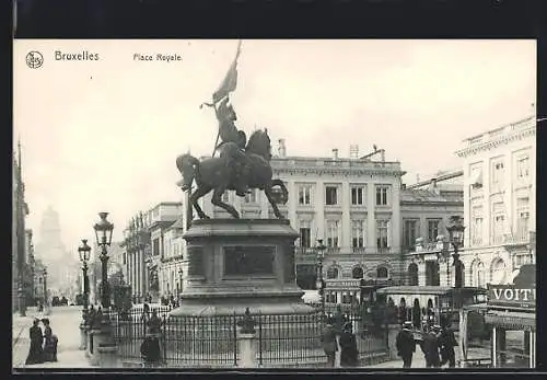 AK Brüssel / Bruxelles, Place Royale