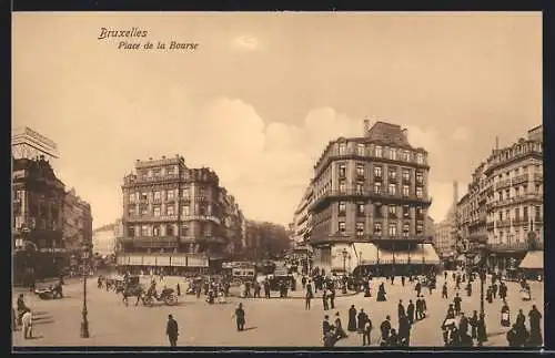 AK Brüssel / Bruxelles, Place de la Bourse