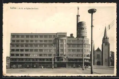 AK Ixelles, I. N. R. et Eglise Ste-Croix