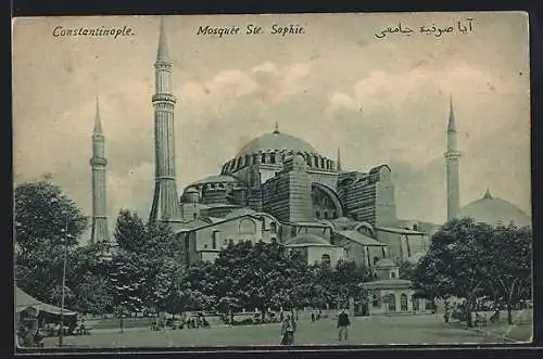 AK Constantinople, Mosquee Ste. Sophie