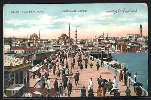 AK Constantinople, Le Pont de Stamboul