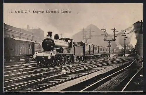 AK L.B. & S.C.R. Brighton Liverpool Express, Britische Eisenbahn