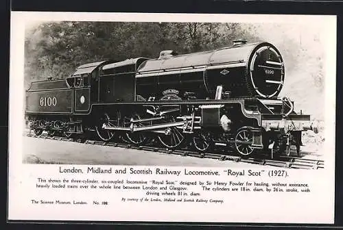 AK London, Midland and Scottish Railway Locomotive, Royal Scot