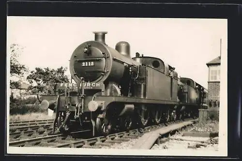 AK Dampflokomotive No. 2113, englische Eisenbahn