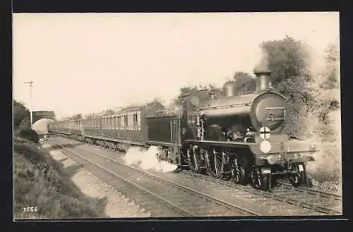 AK Dampflokomotive No. 57, englische Eisenbahn