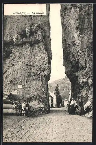 AK Dinant, La Brèche du Rocher Bayard