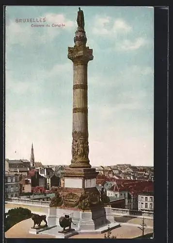 AK Brüssel / Bruxelles, Colonne du Congrès