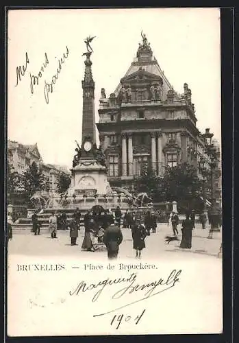 AK Brüssel / Bruxelles, Place de Brouckère