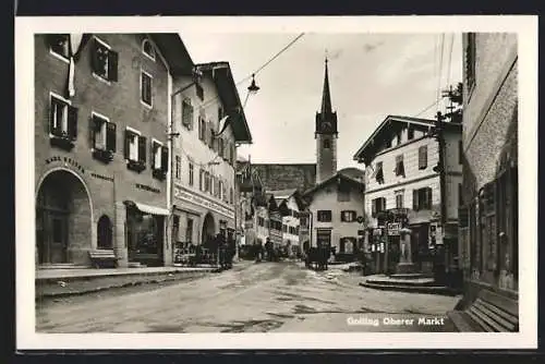 AK Golling /Salzach, Oberer Markt