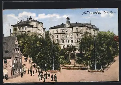 AK Mittweida, Passanten am Technikum