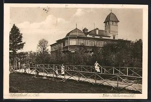 AK Ebersbach i. Sa., Restaurant Felsenmühle