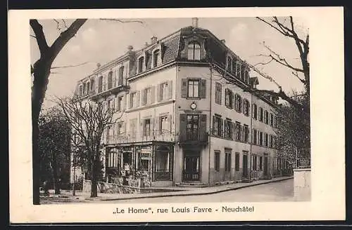 AK Neuchâtel, Le Home, rue Louis Favre