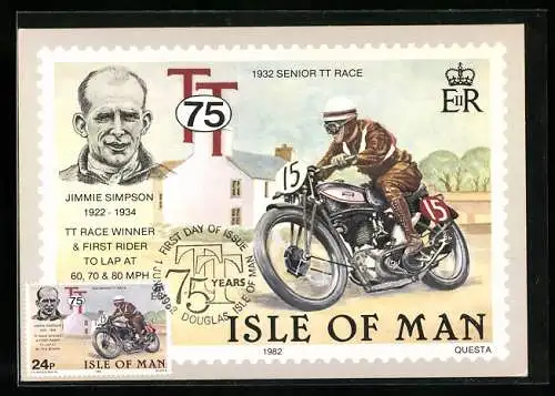 Maximum-AK Isle of Man, Senior TT Race 1932, Jimmie Simpson