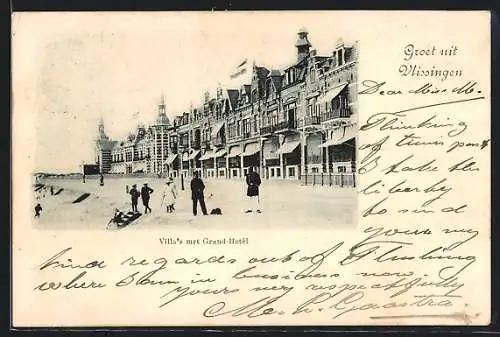 AK Vlissingen, Villa`s met Grand-Hotel