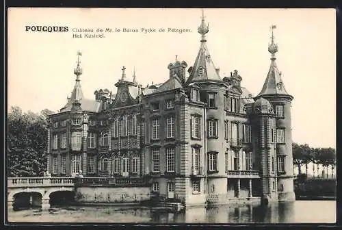 AK Poucques, Château de le Baron Pycke de Petegem