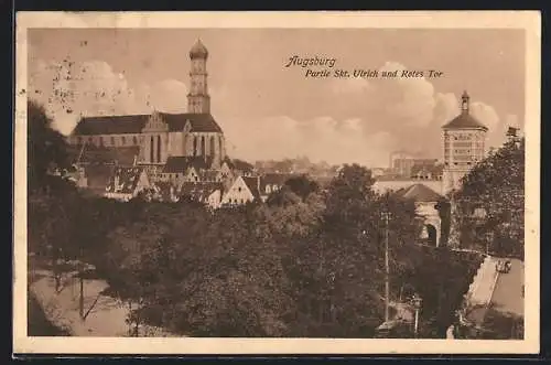 AK Augsburg, Skt. Ulrich und Rotes Tor