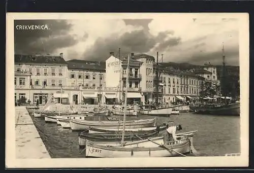 AK Crikvenica, Partie am Hafen