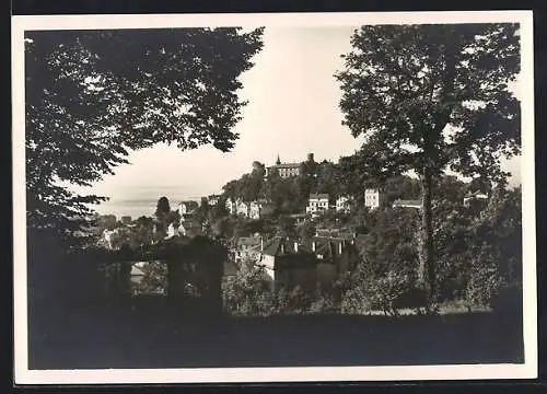 AK Hamburg-Blankenese, Blick auf den Süllberg