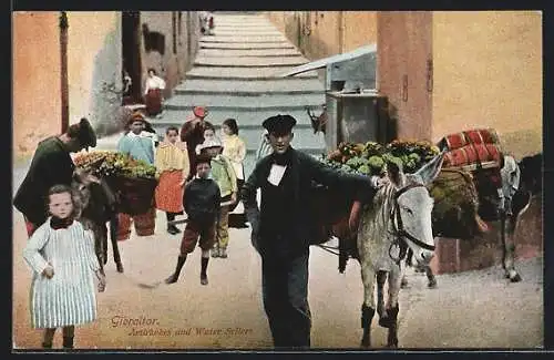 AK Gibraltar, Artichokes an Water Sellers