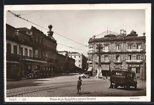 AK Vigo, Plaza de la República antes Urzaiz