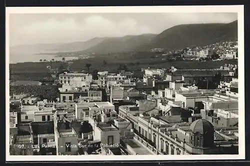 AK Las Palmas, Vista Sur de la Pobiación