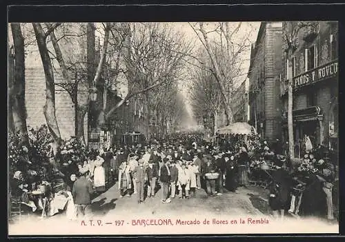 AK Barcelona, Mercado de flores en la Rembla