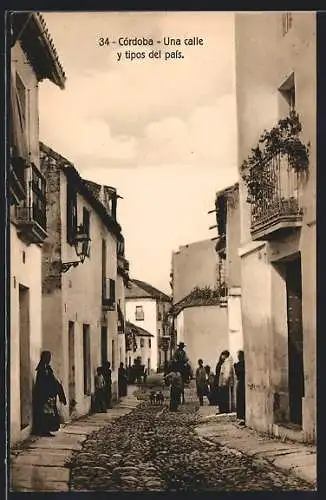 AK Córdoba, Una calle y tipos del país