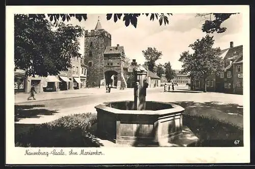 AK Naumburg /Saale, Am Marientor