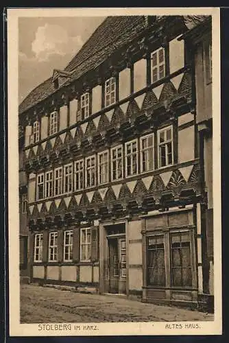 AK Stolberg im Harz, Altes Haus