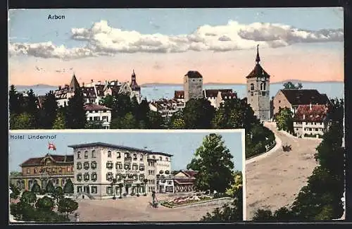 AK Arbon, Hotel Lindenhof, Ortspartie