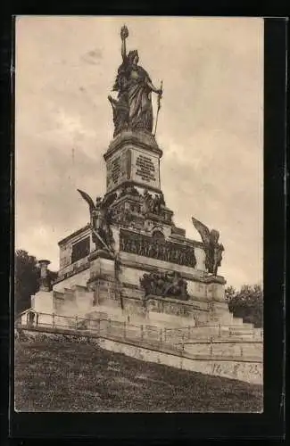 AK Rüdesheim, Das Nationaldenkmal auf dem Niederwald