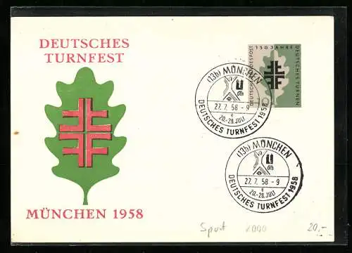 AK München, Deutsches Turnfest 1958