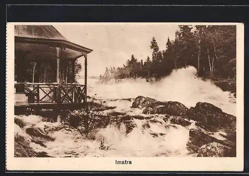 AK Imatra, Pavillon am strömenden Fluss