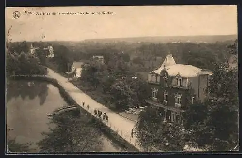 AK Spa, Vue prise de la montagne vers le lac de Warfaz