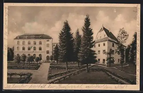 AK Schonstett, Blick auf Sanatorium