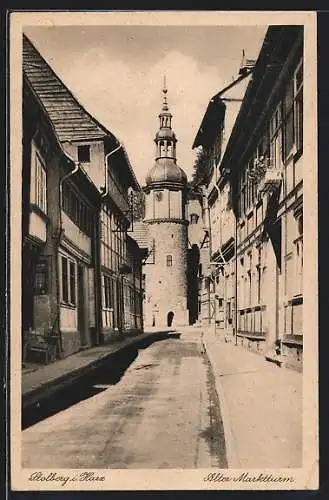 AK Stolberg / Harz, Alter Marktturm